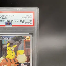 Pokemon Card Detective Pikachu 098/SV-P Promo Holo PSA10 Japanese JP - Image 5