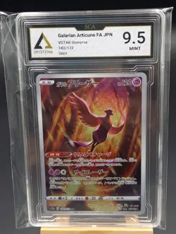 Carte Pokemon Galarian Articuno FA Japonais 182/172 VSTAR Universe SCA 9.5 PCA - Image 1