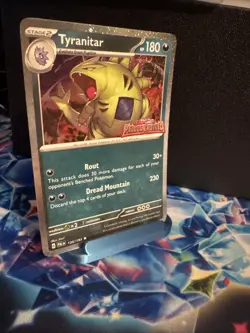 Tyranitar (Paldea Evolved Stamp) 135/193 Promo Holo Near Mint Pokemon TCG - Image 1