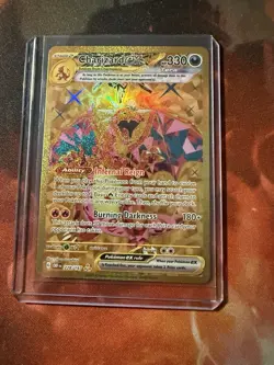 Pokemon Charizard EX 228/197 SV3 Obsidian Flames Gold NM Free Shipping - Image 1