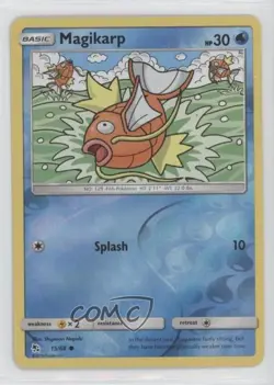 Magikarp Reverse Foil Pokemon Sun & Moon Hidden Fates #15 - Image 1