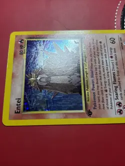 Pokemon TCG Entei Neo Revelation 6/64 Holo 1st Edition LP 1 Swirl 💫 - Image 5