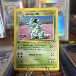 1999 Pokemon Jungle 1st Edition Nidoqueen Rare Non Holo #23/64 Vintage NM - Image 1
