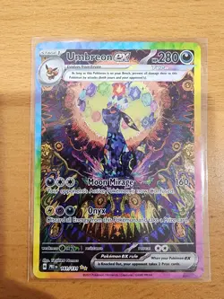 Pokemon 2025 Prismatic Evolutions Umbreon Ex 161/131 SIR Full Art Holo - Image 1