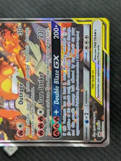 Reshiram & Charizard GX SM201 - Sun & Moon Standard Promo Pokemon TCG MP - Image 5