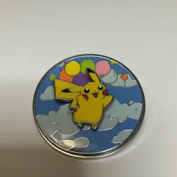Pokemon Celebrations 25th Anniversary Flying & Surfing Pikachu Enamel Pin - Image 2