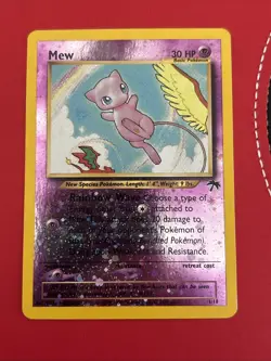 Pokemon 2001 Southern Islands Reverse Promo Holo Swirl Mew 1/18 LP Condition💫 - Image 1