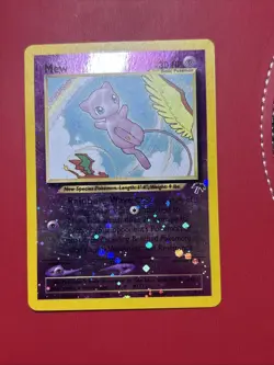 Pokemon 2001 Southern Islands Reverse Promo Holo Swirl Mew 1/18 LP Condition💫 - Image 3