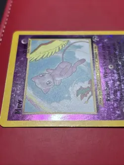 Pokemon 2001 Southern Islands Reverse Promo Holo Swirl Mew 1/18 LP Condition💫 - Image 5