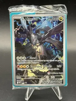 N's Zekrom 031 Ascended Heroes ETB Promo Pokemon Center Stamp - SEALED IN HAND - Image 1