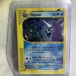 Pokemon TCG Cloyster 8/165 Expedition Base Set Holo Rare - Image 2
