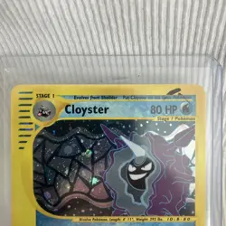 Pokemon TCG Cloyster 8/165 Expedition Base Set Holo Rare - Image 3