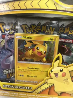 Pokemon TCG Shining Legends Pikachu Pin Collection New Factory Sealed SM76 2017 - Image 2