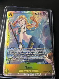 One Piece TCG Nami 053 EB03-053 Extra Booster Heroines Edition SR English NM - Image 5