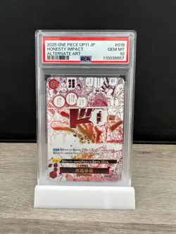 One Piece PSA 10 Honesty Impact OP11 018 Alt Art 2025 Japanese - Image 2