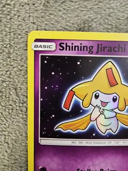 Pokemon TCG Shining Jirachi Holo Rare Card 42/73 Shining Legends Series LP - Image 5