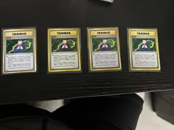 Four Pokemon TCG Gym Challenge Giovanni Trainer Holo Japanese Cards - Image 1