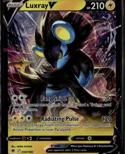 Luxray V Ultra Rare SWSH10: Astral Radiance 050/189 Lightning Holo Pokemon Card - Image 1