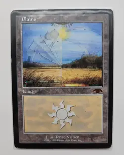 MTG Plains Guru Lands Magic the Gathering 1999 Promo Rare - Image 1