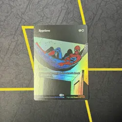 Reprieve M 0005 BORDERLESS FOIL MTG Spider-Man Magic The Gathering ENGLISH 5 - Image 1