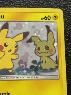 Pokemon 2019 Pikachu SM162 Sun & Moon Black Star Promo Holo Card MP - Image 2