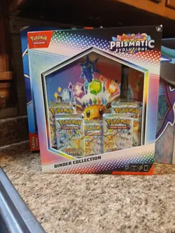 Pokemon TCG SV8.5 Prismatic Evolutions Binder Collection Box Factory Sealed - Image 5