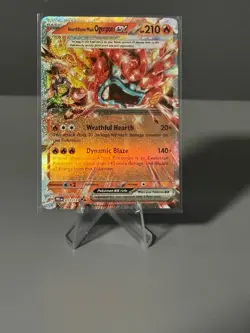 Hearthflame Mask Ogerpon ex 017/131 Double Rare Prismatic Evolutions Pokemon NM - Image 1
