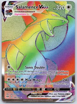 Salamence VMAX (Secret) 194/189 (NM) - SWSH03: Darkness Ablaze - Pokemon TCG - Image 1