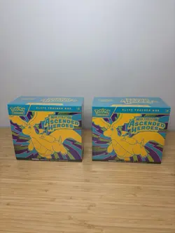 Pokemon Mega Evolution Ascended Heroes 2x ETB IN HAND TCG - Image 1
