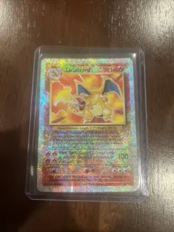 Pokemon TCG 2002 LP Charizard 3/110 Legendary Collection Reverse Holo (Damaged) - Image 1