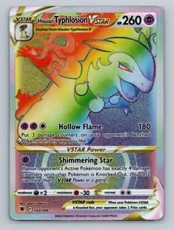 Pokemon SWSH10: Astral Radiance #193/189 Hisuian Typhlosion VSTAR (Secret) - Image 1
