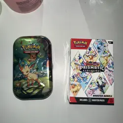 Pokemon Prismatic Evolutions Booster Bundle + mini tin New Factory Sealed - Image 1
