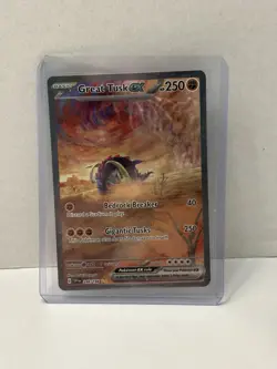 Pokemon TCG Great Tusk ex 246/198 Scarlet & Violet Special Illustration Rare NM - Image 1
