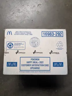 Pokemon 2022 McDonalds Happy Meal Case 150 Units Opened New Match Battle - Image 1