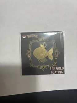 Pokemon 24k Gold Plated Sticker Magikarp - Image 1