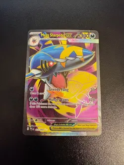 Pokemon TCG Mega Sharpedo ex 113/94 Full Art Ultra Rare Phantasmal Flames - Image 1