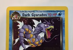 Pokemon Dark Gyarados #8 Team Rocket Prerelease Holo- LP - Image 2