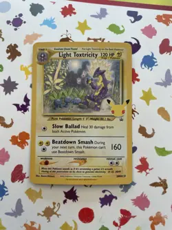 Pokemon TCG Light Toxtricity SWSH137 Celebrations Black Star Promo NM Condition - Image 1