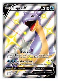 Pokemon TCG - Lapras V - Shining Fates: Shiny Vault SV110/SV122 Shiny Holo Rare - Image 1