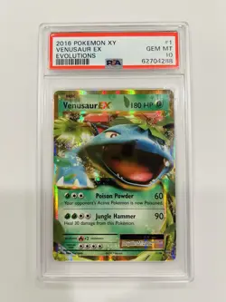 Venusaur EX 1/108 Pokemon XY Evolutions PSA 10 GEM MINT - Image 1