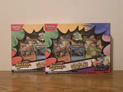 Pokemon (2x) Mega Evolution Ascended Heroes First Partners Deluxe Pin Collection - Image 1