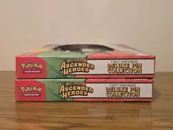 Pokemon (2x) Mega Evolution Ascended Heroes First Partners Deluxe Pin Collection - Image 3