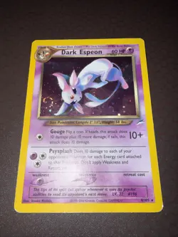 Pokemon! Dark Espeon - Neo Destiny - Holo Swirl - 4/105 - MP! - Image 1