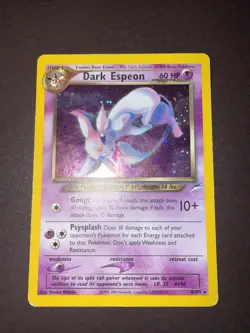 Pokemon! Dark Espeon - Neo Destiny - Holo Swirl - 4/105 - MP! - Image 2