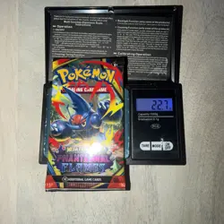 VERY HEAVY 22.7g! Pokemon TCG Phantasmal Flames Sleeved Booster Pack (SEALED) - Image 1