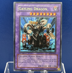 Yugioh Gatling Dragon FET-EN035 Ultra Rare 1st Edition NM Flaming Eternity - Image 1