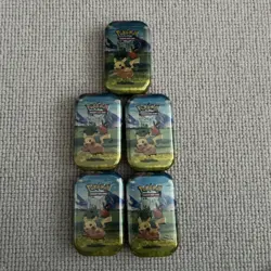 5 x Pokemon Mega Evolution Ascended Heroes Mini Tin sealed - Image 1