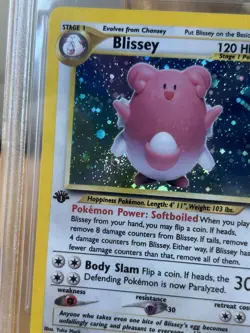 Pokemon TCG Blissey - Neo Revelation 2/64 Holo Rare 1st Edition BGS 8.5 - Image 2