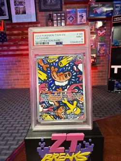 Pokemon Twilight Masquerade Tatsugiri 186/167 Illustration Rare PSA 9 Nintendo - Image 1