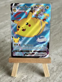 Pokemon TCG Flying Pikachu VMAX 007/025 Celebrations Holo (English) - NM - Image 1